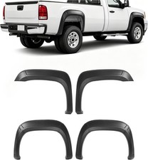 4Pcs Fender Flares Compatible with 2007-2013 GMC Sierra 1500 2500HD 3500HD 6'6"