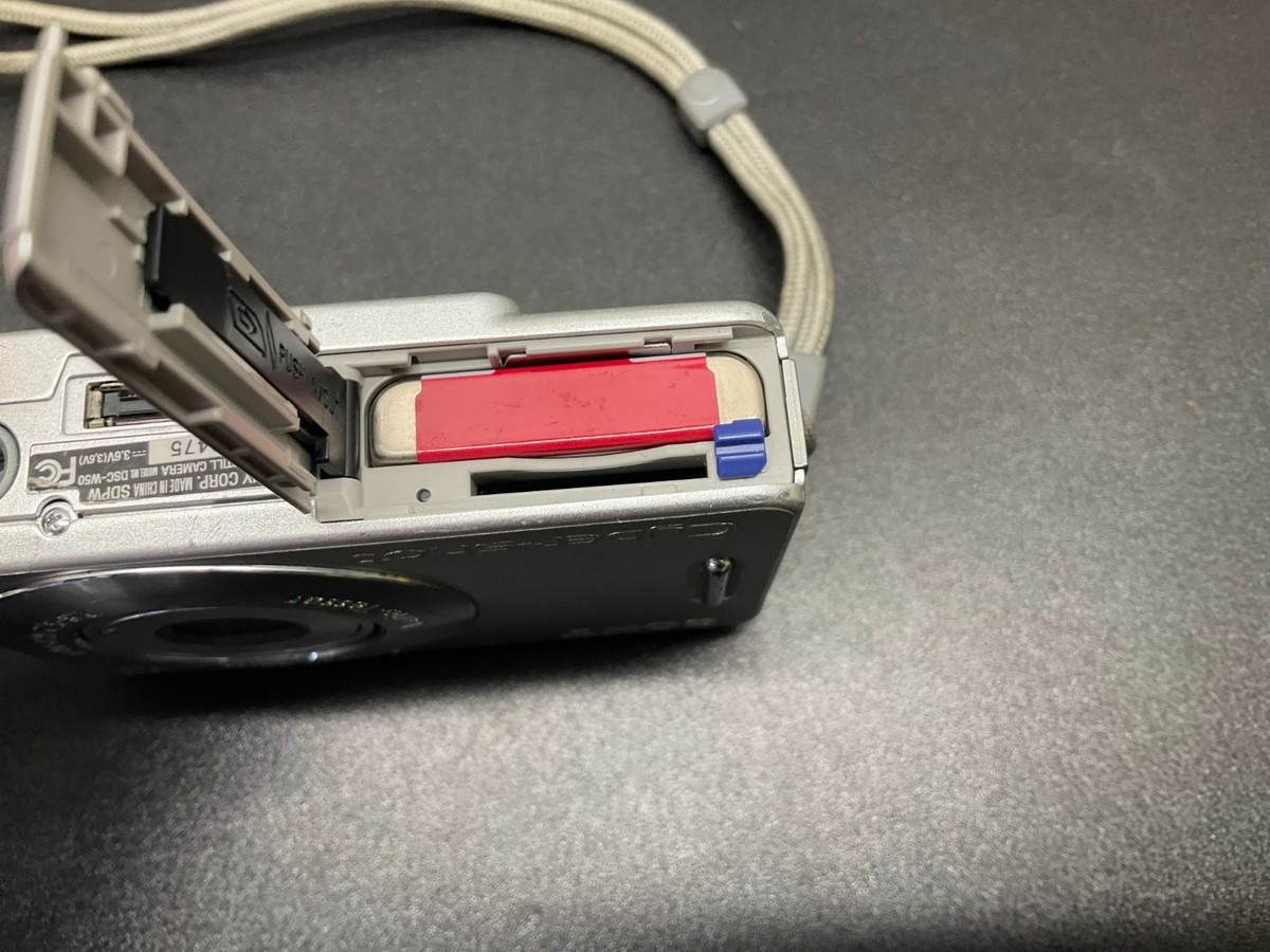 Sony Cyber-shot DSC-W50 6.0MP Digital Camera - Silver for sale