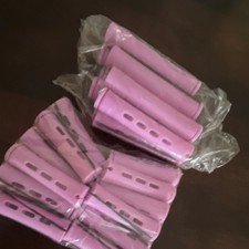 Pink Plastic Perm Rods Hair Rollers Curlers for Unisex Adults