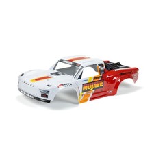 ARRMA MOJAVE 4S Painted Decalled Trimmed Body White/Red ARA406165