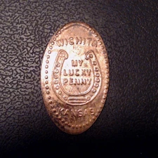 My Lucky Penny Wichita Kansas - Press Coin Elongated Penny Souvenir