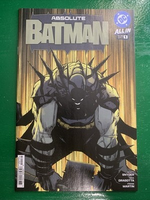 Absolute Batman #1 2025 4th Print Dragotta Snyder  NM+