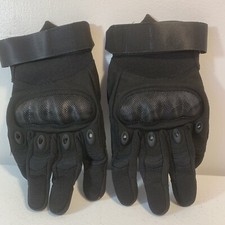 Unbranded Black Riding Gloves Medium Smart Phone Touch Friendly