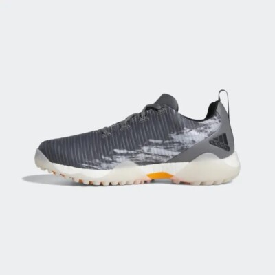 Adidas CodeChaos Spikeless Golf Shoes GW5995 Grey Orange  display picture 1