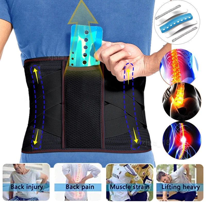 Metal Back Brace Belt for Herniated Disc Sciatica Scoliosis
