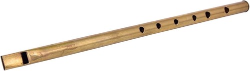 Instrumento musical indio profesional flauta plana C para principiantes - 13 pulgadas de longitud - Imagen 5 de 5