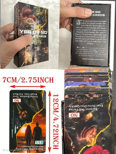Oracle Tarot Cards in Box Yes or No Tarot Deck Oracle Cards Full Oracle Tarot