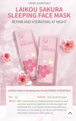 Laikou Sleeping Mask  Sakura Nachtcreme Asia Kosmetik NEU