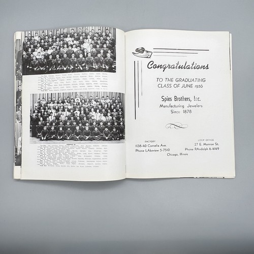 June 1956 VTG Year Book LANE TECH HIGH SCHOOL Prep CHICAGO IL All Boys CPS 1950s - Picture 14 of 18