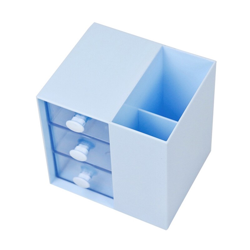 Elegant Jewelry Box with Drawers and Brush Holder for Necklaces Earrings Accessories-image