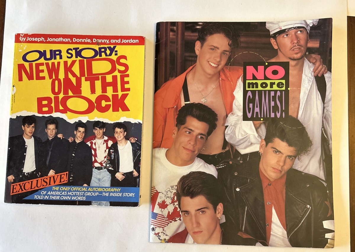 New Kids on the Block No More Games Concert Program 1991 Tour