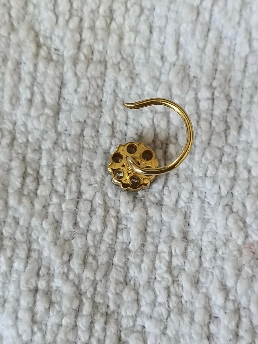 Gold wire nose pin deals
