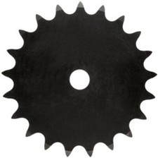 25A16H Type A Plate Sprocket for 25 Roller Chain - 16 Tooth - 1/4" Stock Bore