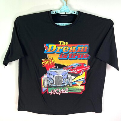 Shein Hot Wheels T-Shirt Mens Size S Oversized (L) The Dream Is True  Graphic | eBay