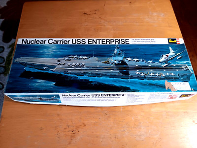 COLLECTIBLE 1969 REVELL Model NUCLEAR CARRIER USS ENTERPRISE Kit #H-489