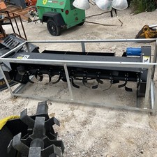 Suihe 72 inch skid steer rototiller  Quick Attach Bobcat Cat Kubota Case New