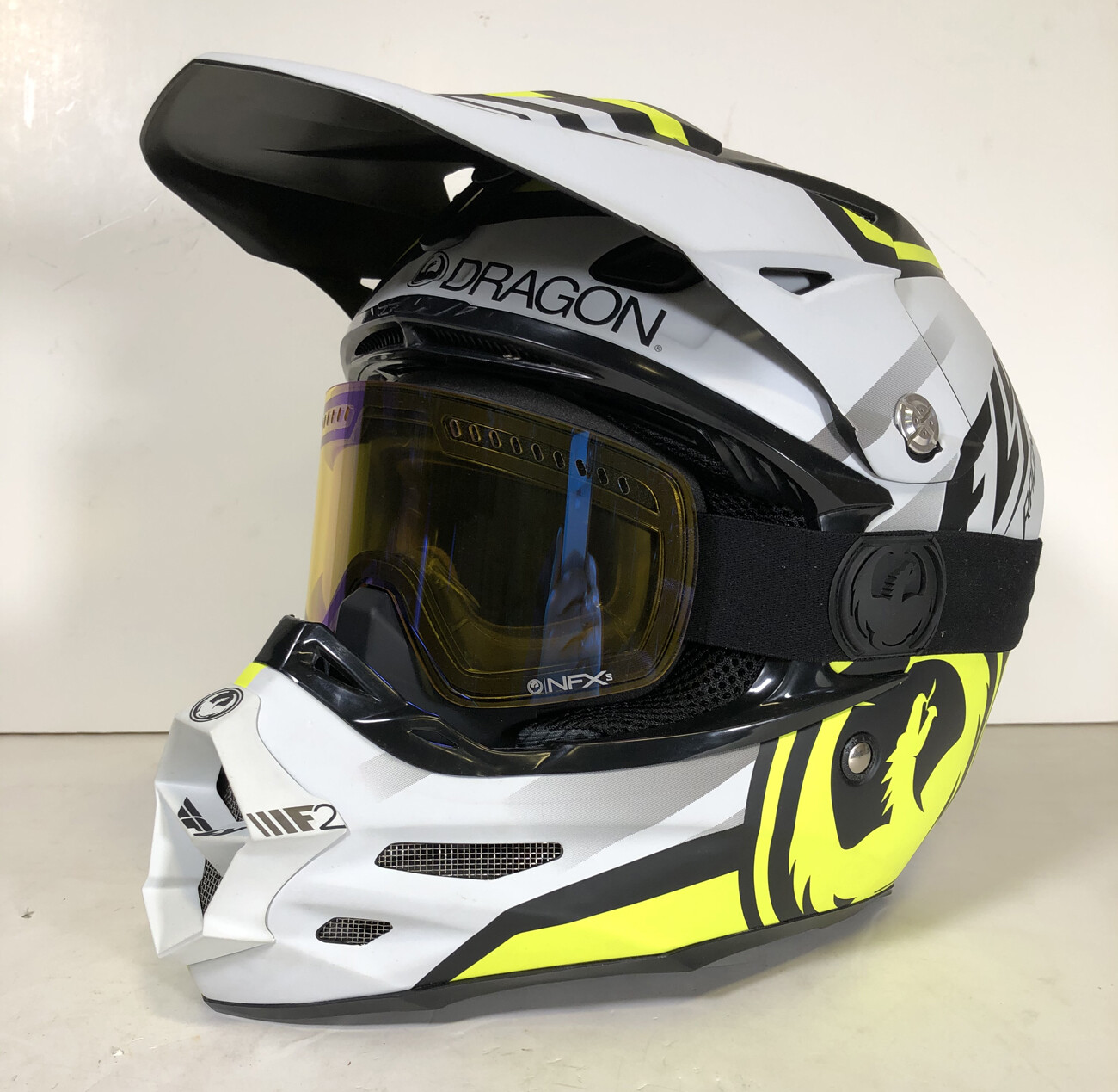 Dragon Snowmobile Goggles Snow NFXs with 3 Anti Fog Lens Ski Yellow Rose Smoke eBay