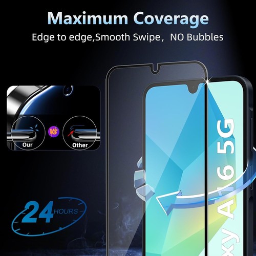 Verre Trempé Intégral 3D Pour Samsung Galaxy A16 A26 A36 - Photo 9 sur 22
