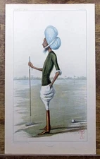 ORIGINAL ANTIQUE VANITY FAIR LITHOGRAPH "PATIALA" MAHARAJA OF PATIALA GCSI 1900
