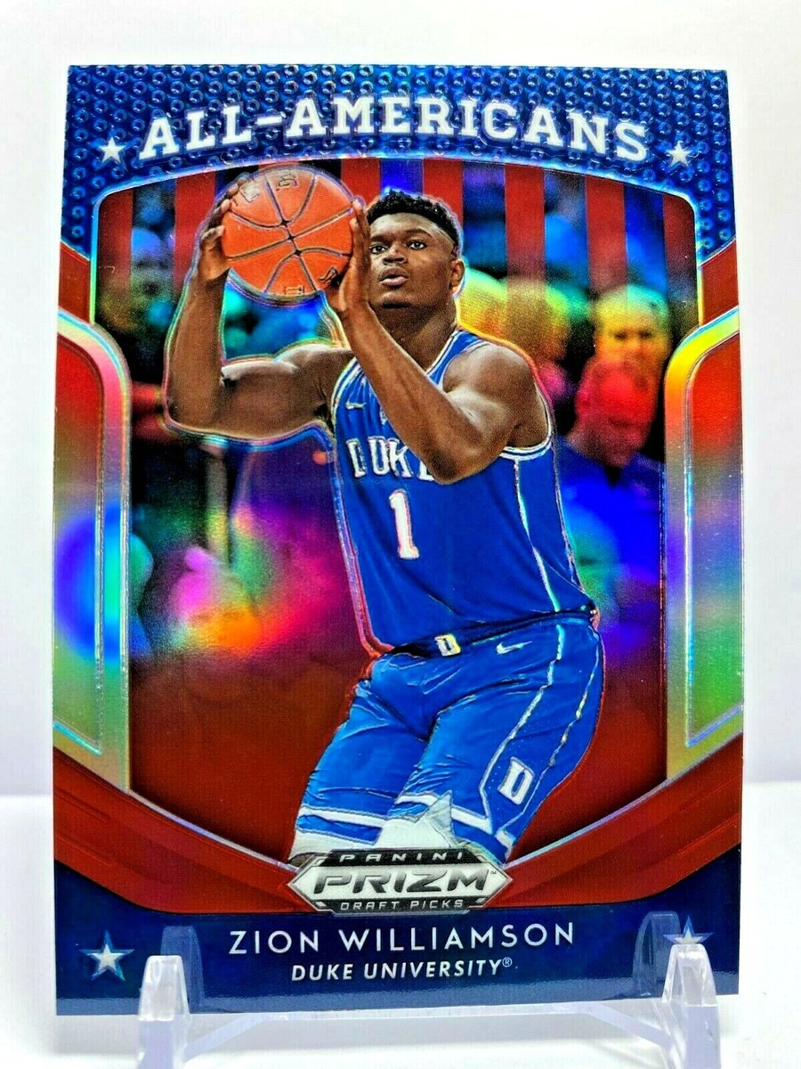 2019-20 Panini Prizm Draft Rookie Holo All Americans Zion 