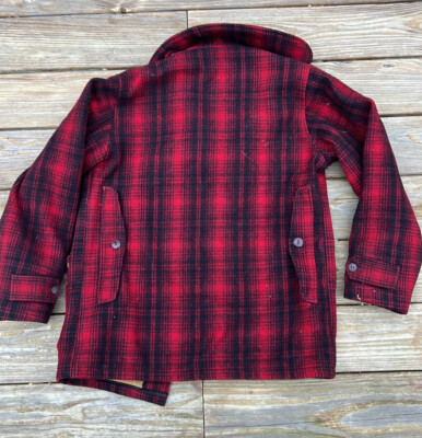 VTG WOOLRICH Mackinaw Woolen Mills Buffalo Plaid Hunting VTG WOOLRICH Mackinaw Woolen Mills Buffalo Plaid Hunting