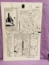 Archie Marries Betty #18 Original Art Page #2 SIGNED by Jim Amash - Max Landis