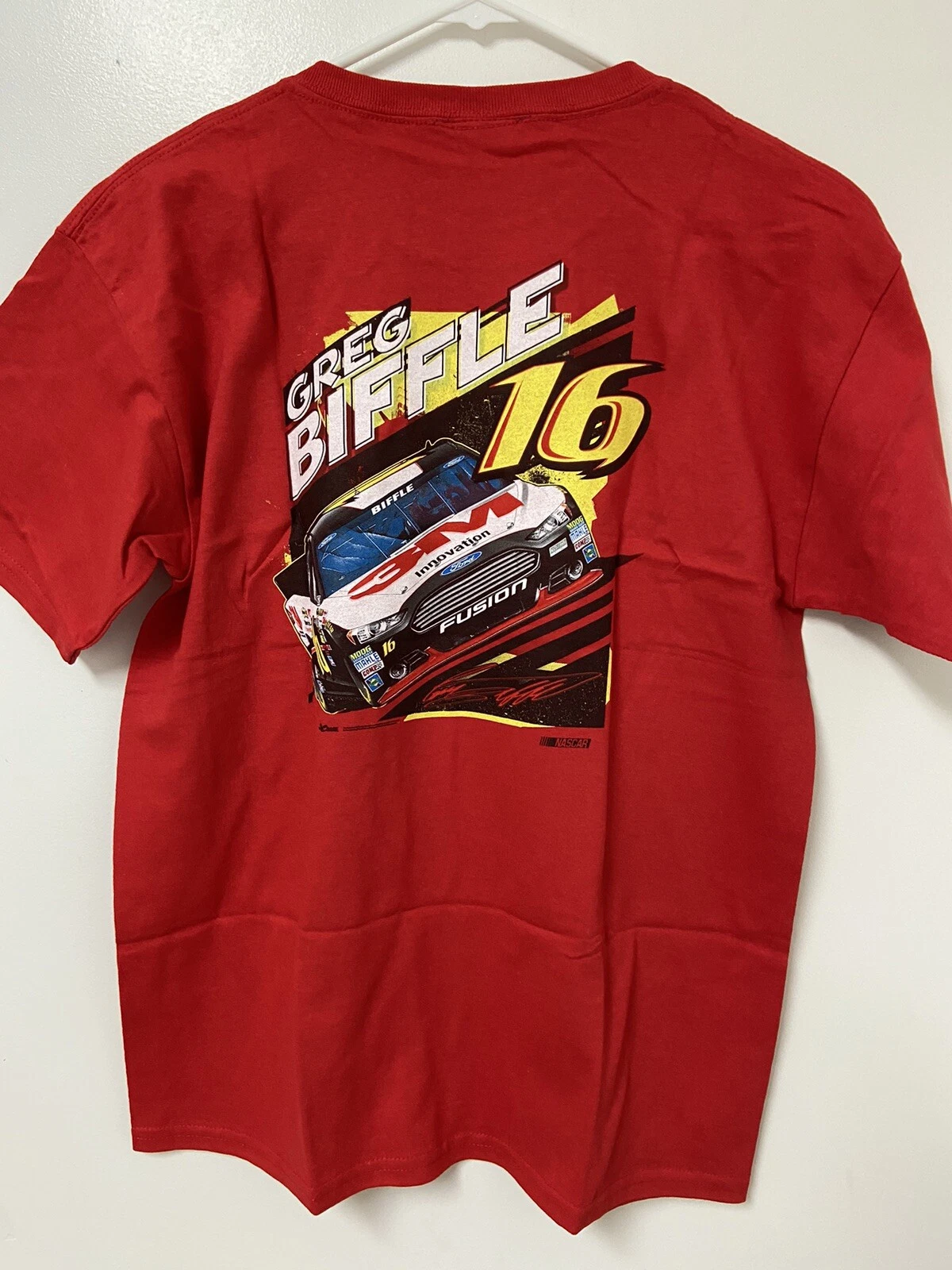 Greg Biffle # 16  Red Epic Youth Shirt 2 Sided Chase ,Roush Fenway Medium   C