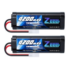 2x Zeee 7.2V 4200mAh NiMH Battery Tamiya Connector for RC Car Truck Associated