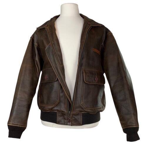 Good Condition Avirex Combat Leather Jkt Airsoft L Size | eBay Good Condition Avirex Combat Leather Jkt Airsoft L Size | eBay