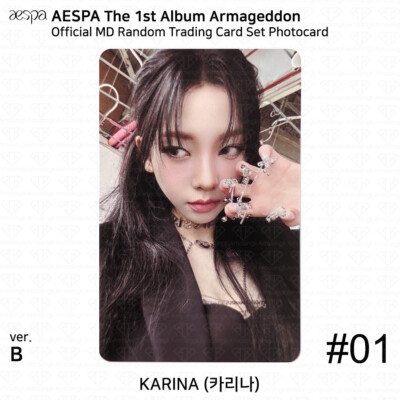 Aespa Armageddon POP UP MD Random Trading Card Photocard Aespa Armageddon POP UP MD Random Trading Card Photocard