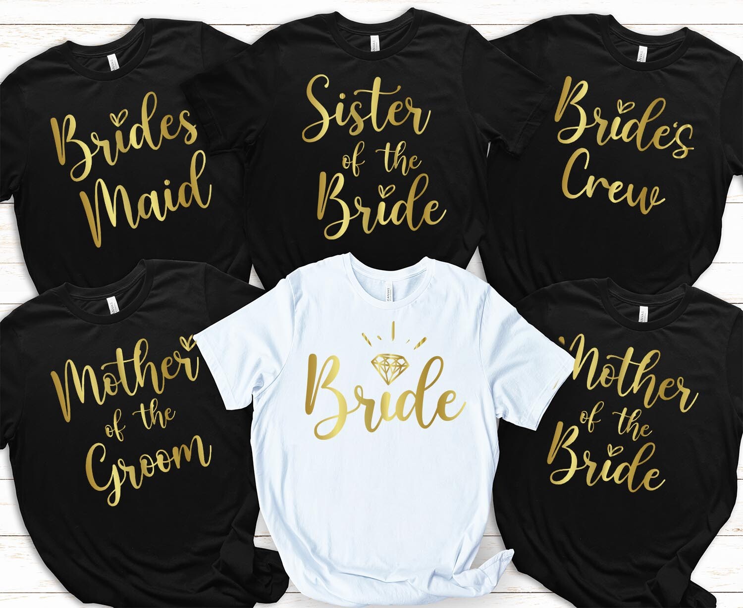 TSHIRT (3098) Bridal Party Hen Party Wedding Bachelorette Anniversary T-Shirt-image