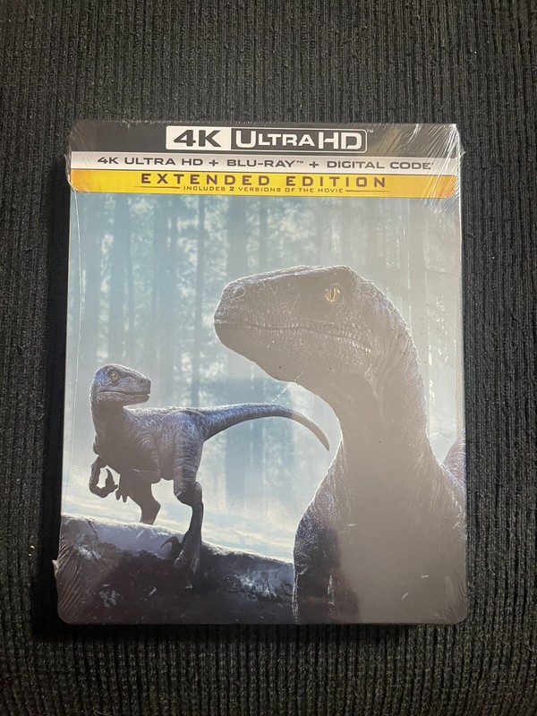 Jurassic World: Dominion (4K UHD, 2022) Steelbook 