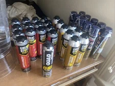 Insulating Foam Window & Door Subfloor  Filler Foam Lot of 33 Cans New