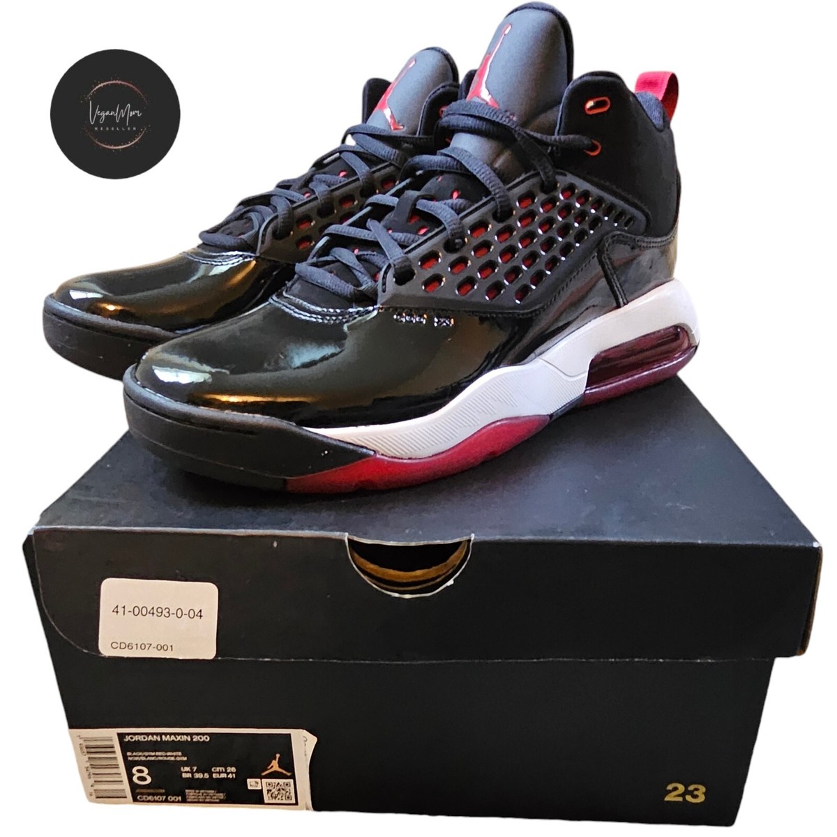 jordan maxin 200 black and red