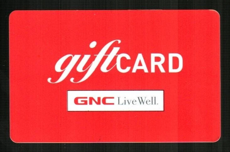 Gnc clearance gift card