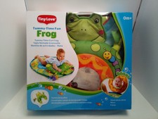 frog tummy time mat