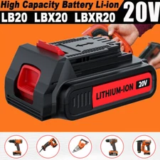 20V replacement for Black and Decker 20 Volt Lithium LBXR20 LB20 LBX20 Battery