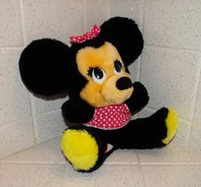 Vintage Minnie Mouse Stuffed Animal plush Antique Disney Made in Korea