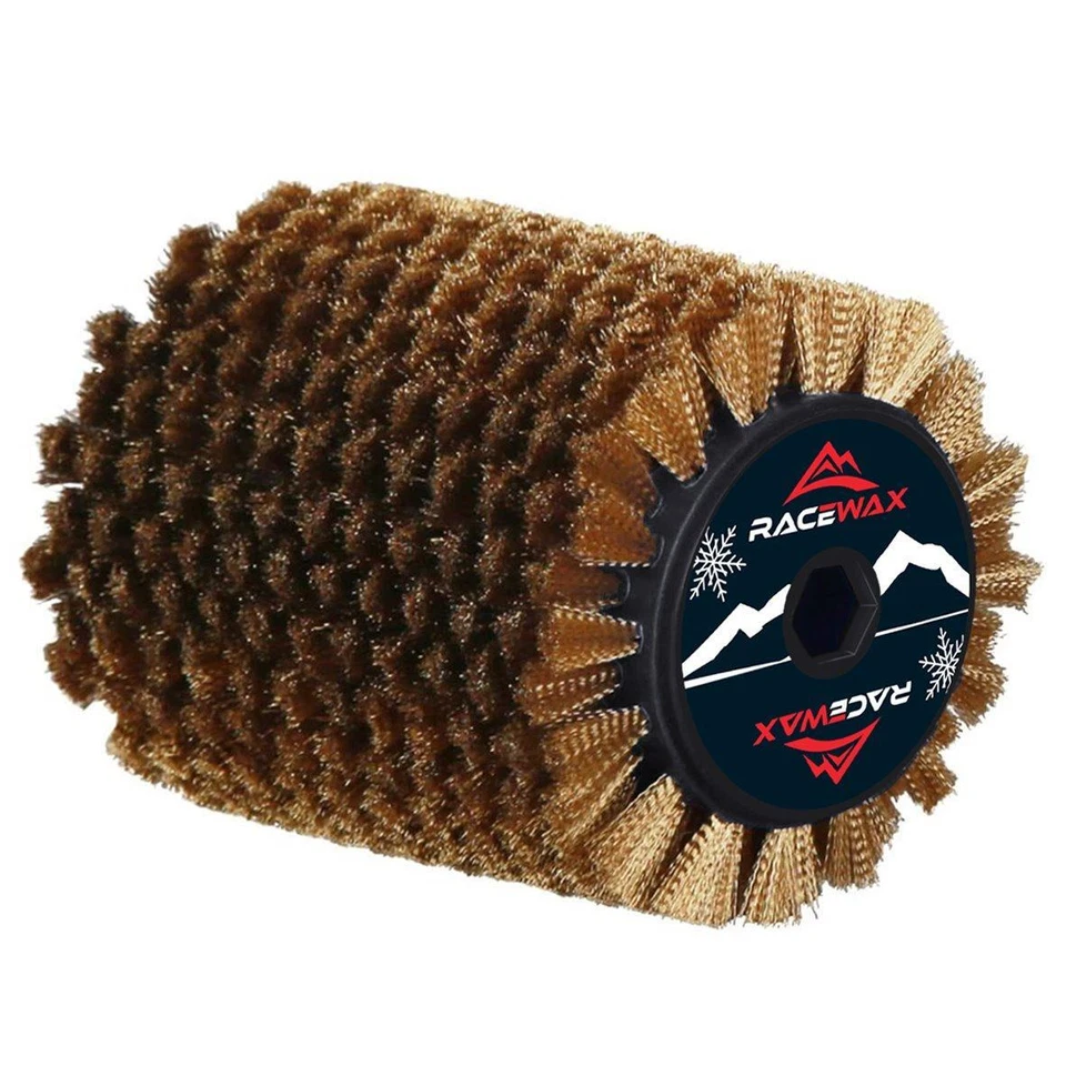 RaceWax Roto Bürste Kupfer/Bronze Rotorbürste Belag- Rotobürste SpeedBrush 100mm