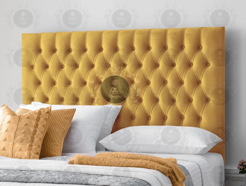 CABECERA DE TERCIOPELO CHESTERFIELD 36" - TAMAÑO KING | DOBLE | INDIVIDUAL - 8 COLORES - Imagen 4 de 4