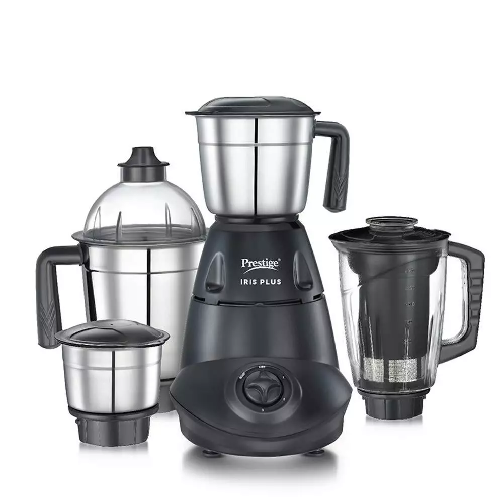 Prestige IRIS Plus 750W Mixer Grinder Juicer 3 SS Jar Black Friday Sale