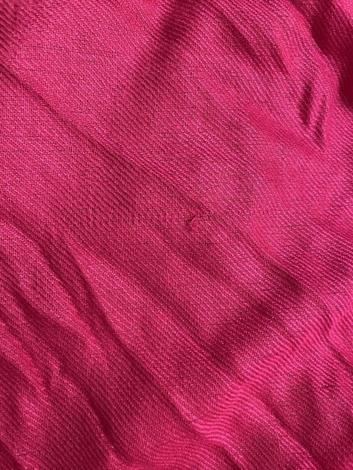 PASHMINA hot pink rectangle rectangular scarf fri… - image 4