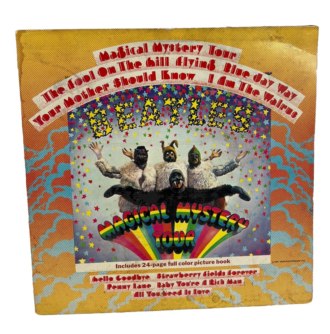 The Beatles- Magical Mystery Tour- LP 1976 Orange Capitol SMAL