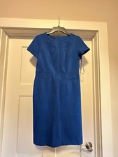 Talbots Size 4 Dress Designer Trending VN1953 | Royal Blue Elegance