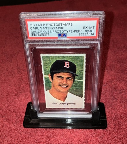 1971 Carl Yastrzemski 1/1 PSA 6 HOLY GRAIL MLB Photostamps Rarest YAZ Error Card