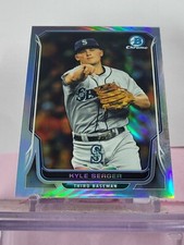 2014 Bowman Chrome 201 Kyle Seager Chrome Refractor /500