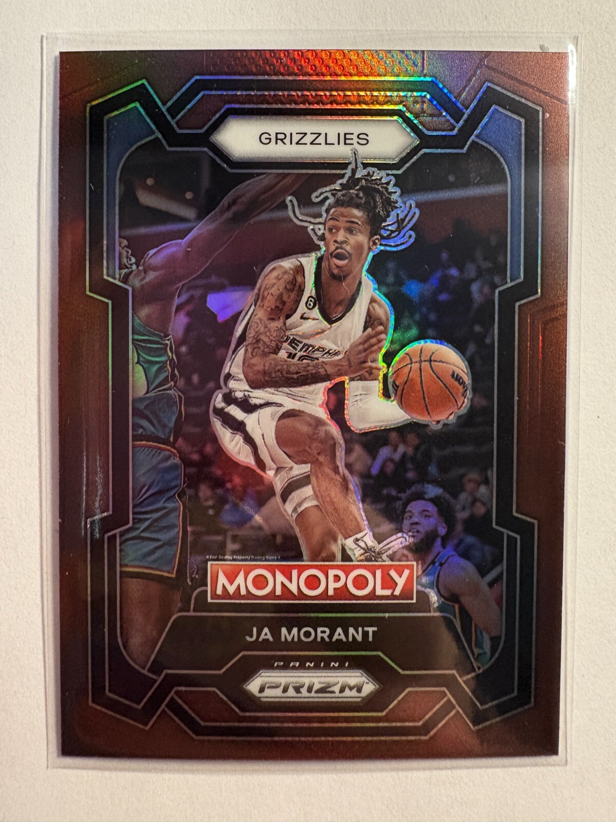 K325,768 - 2023-24 Panini Prizm Monopoly Brown #44 Ja Morant #/249