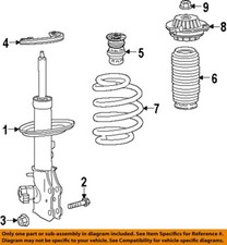 GM OEM 16-26 Acadia Front Suspension Struts Components-Strut Bolt 11610468