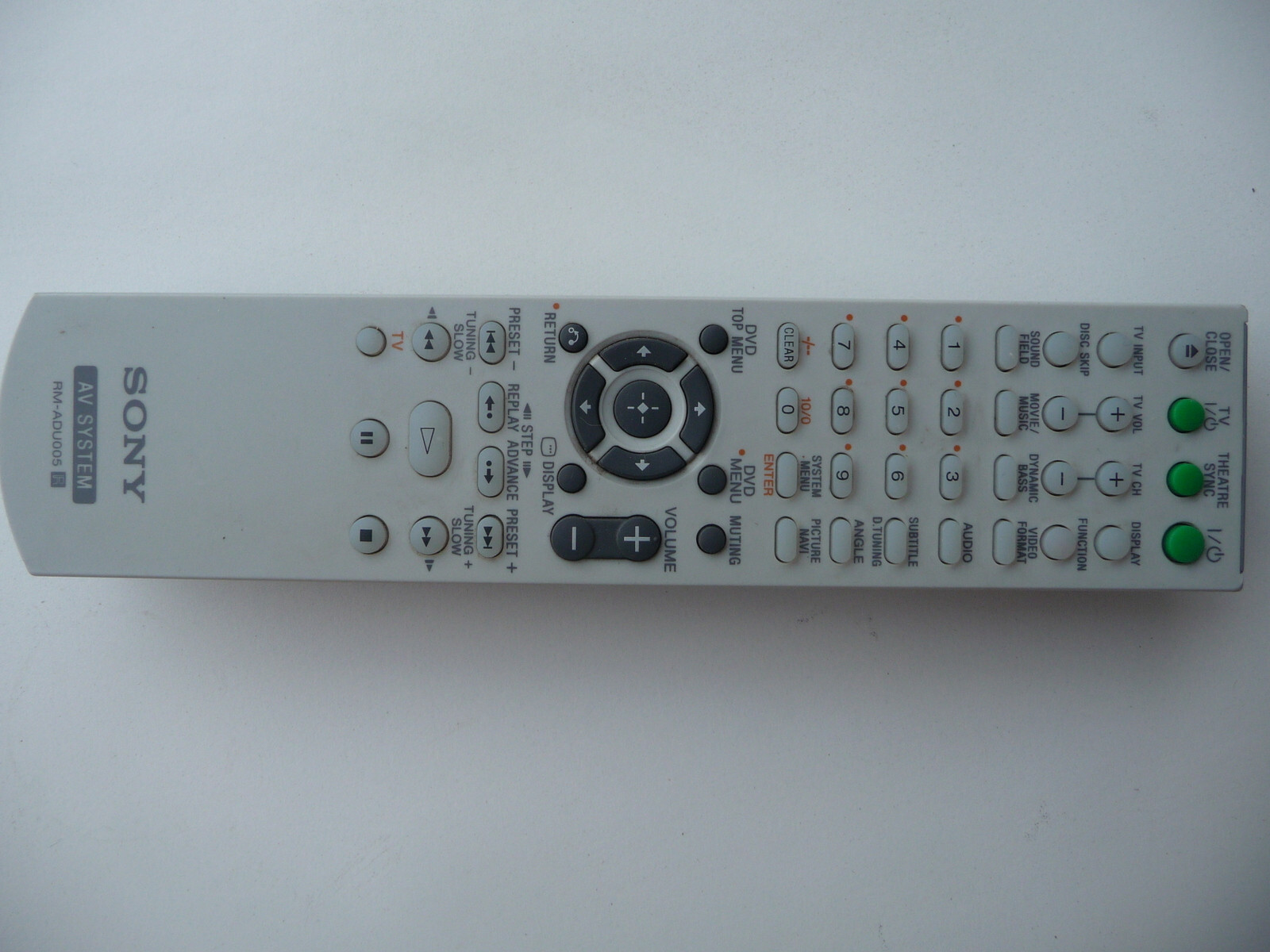 RM-ADU005 Telecomando per sistema AV Sony RM-AMU001 AMU002 DAV-DZ630