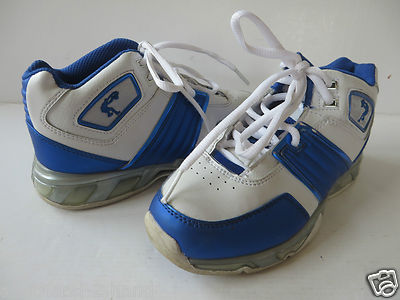 SHAQ # coole SNEAKERS Gr. 32 weiß / blau Jungen Schuhe Freizeit Turnschuhe Boots